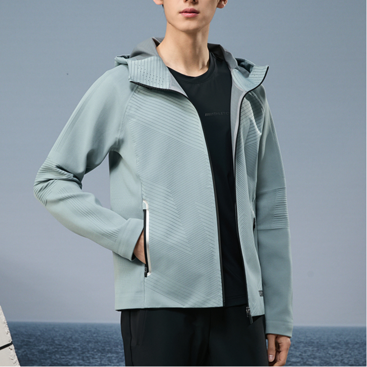 Details for RAPIDO アップルグリーン パッチワーク カジュアル スポーツジャケット CN4Z76G03