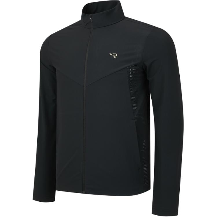 RAPIDO Black Zip-Up Casual Jacket CN3676Z01