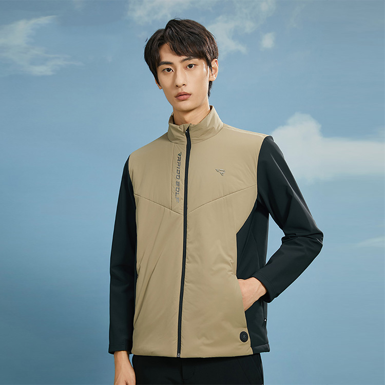 Cheap ラピード ゴルフ カラーブロック ロゴ 中綿カジュアルジャケット CN3976Z15