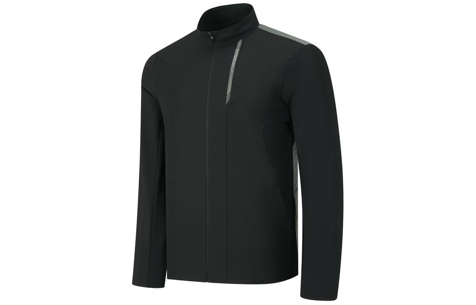 RAPIDO Golf Logo Zip-Up Jacket Black - Casual, Sporty, Comfortable CN4376Z32