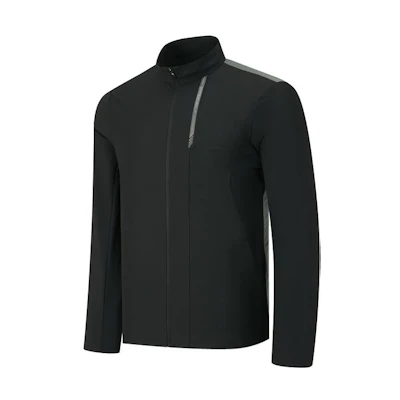 RAPIDO Golf Logo Zip-Up Jacket Black - Casual, Sporty, Comfortable CN4376Z32