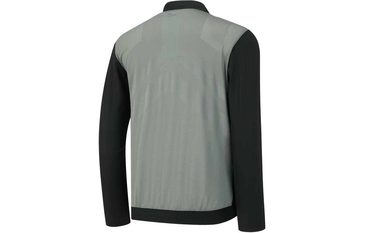 Lookbook ラピド ゴルフ ロゴ ジップアップジャケット ブラック - カジュアル & スポーティー CN4376Z32