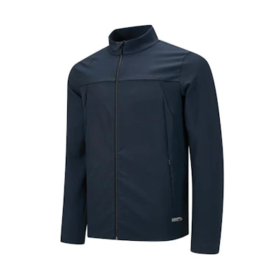 RAPIDO Navy Blue Zip-Up Letter Print Long-Sleeve Jacket CN4276G04