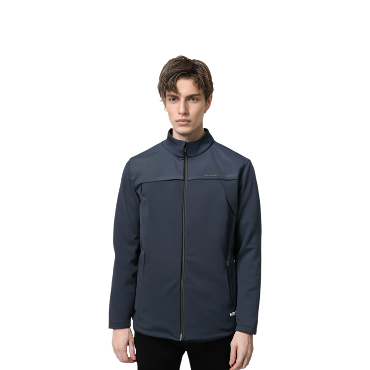 RAPIDO Navy Blue Zip-Up Letter Print Long-Sleeve Jacket CN4276G04 圖 5