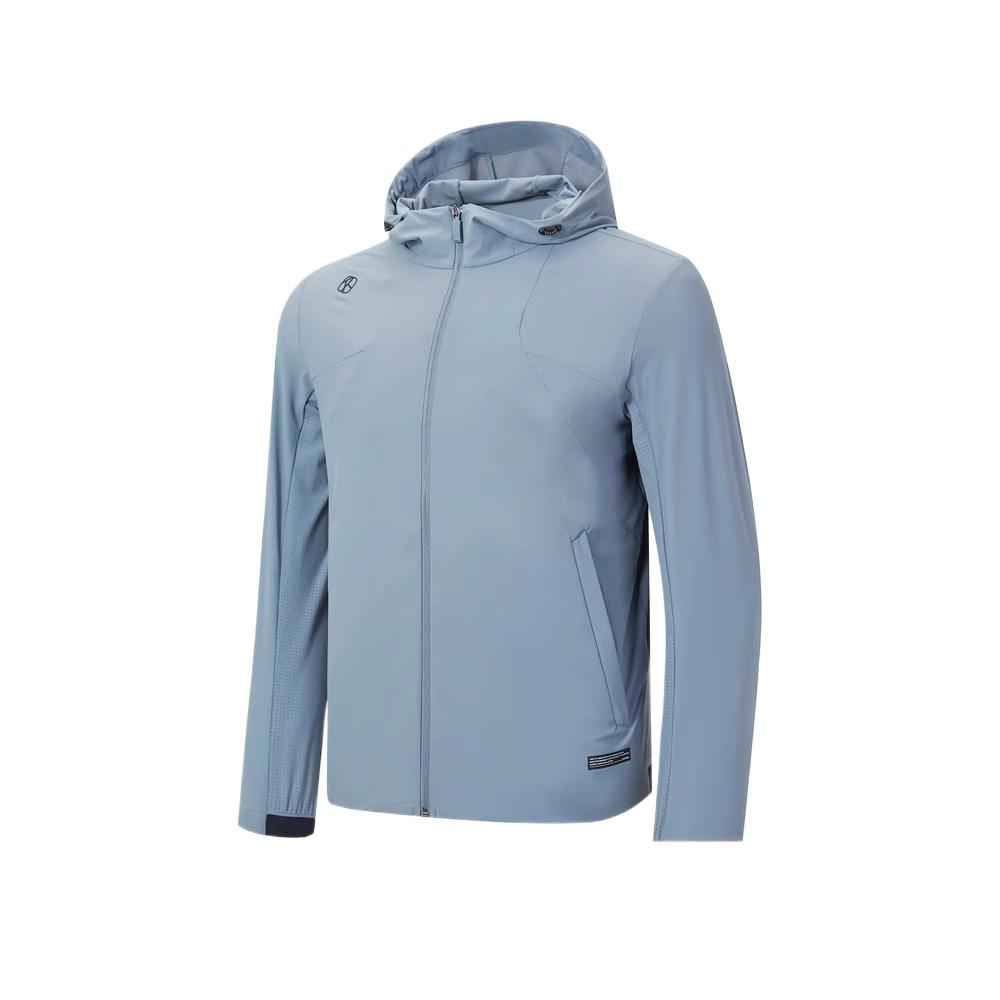 RAPIDO Premium Blue Lightweight Breathable Hooded Zip Jacket CN3639J01
