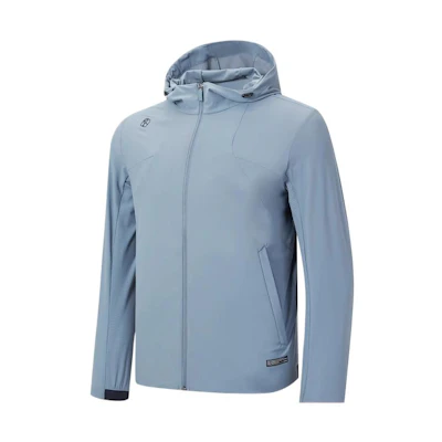 RAPIDO Premium Blue Lightweight Breathable Hooded Zip Jacket CN3639J01