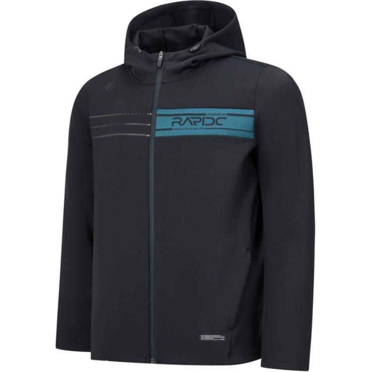 RAPIDO Premium Color Block Casual Jacket Black - Active Lifestyle Series CN4776G02