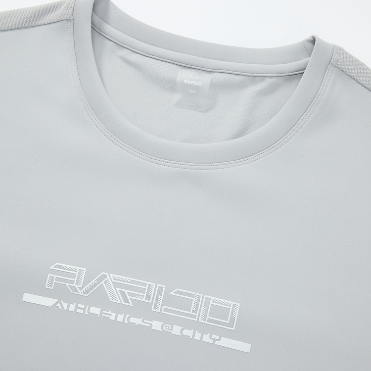 Purchase RAPIDO プレミアムクルーネックスウェット - スポーツカジュアル ジャカードパッチワーク CN4841L03