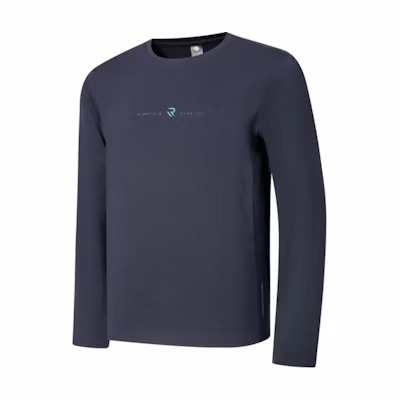 RAPIDO R-LINE Navy Blue Long-Sleeve Casual Crewneck Sweatshirt CN4741U02