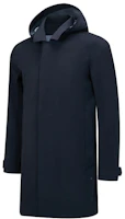 RAPIDO R Series Navy Blue Casual Solid Mid-Length Hooded Jacket CN4139U01 RAPIDO R Series Navy Blue Casual Solid Mid-Length Hooded Jacket CN4139U01