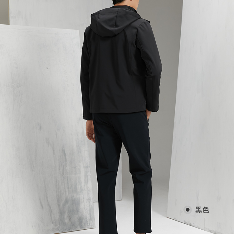 Details for ラピード 無地 快適 ファッション パーカー ジップアップ ジャケット CN4939E01