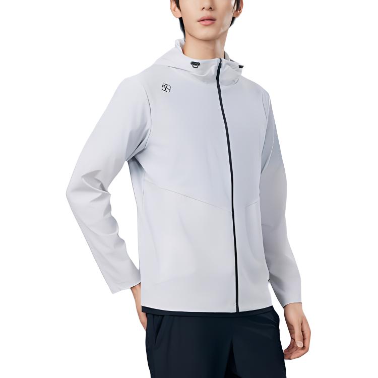 Cheap ラピード メンズ ロゴフーディー ジップアップ 長袖ジャケット CN4439J05