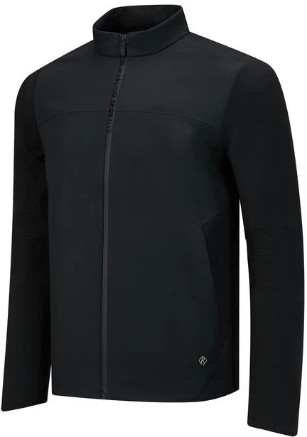 rapido-solid-color-stand-collar-casual-jacket-black-cn-4139-u06