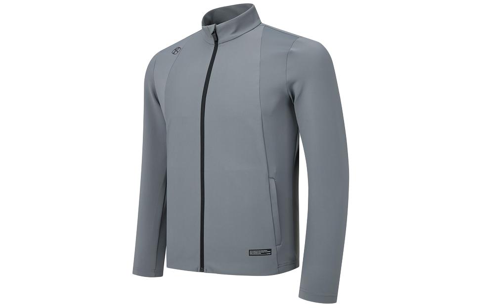 RAPIDO Solid Outdoor Sports Zipper Jacket with Stand Collar CN3776G04