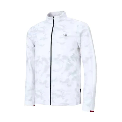RAPIDO SS24 Lightweight Golf Pro Zip-Up Jacket White CN4Z76Z10