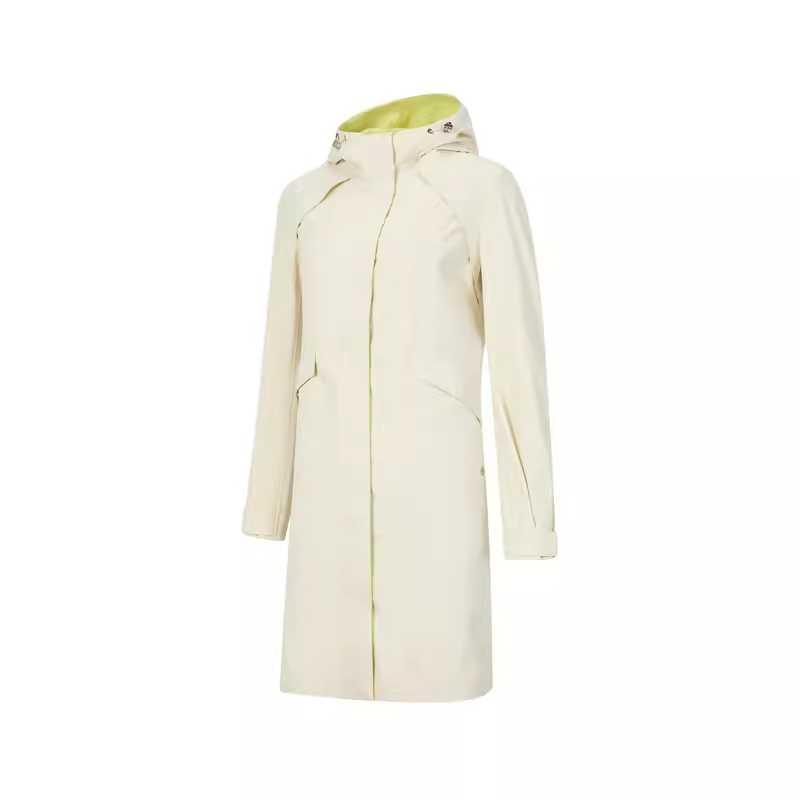 RAPIDO SS24 Lightweight Soft Comfort Windbreaker Women Ivory. CP4139U02