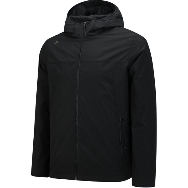 RAPIDO SS24 O-Series Casual Warm Zip Hoodie Jacket - Black CN4Z38O35