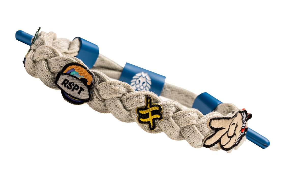 Rastaclat × RSPT Retro Series Melad Lion Braided Bracelet Unisex Couple Style 11400206+21400167