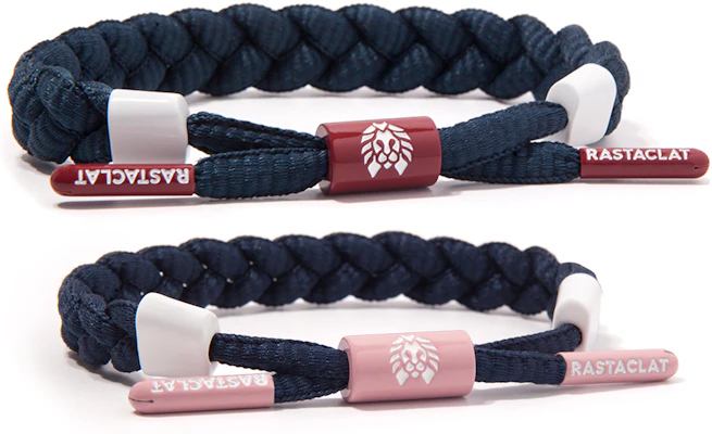 Rastaclat Colorblock Navy Blue Woven Bracelet Gift Set Unisex Couples Style. RCDW1234 Buy Rastaclat Colorblock Navy Blue Woven Bracelet Gift Set Unisex Couples Style. RCDW1234