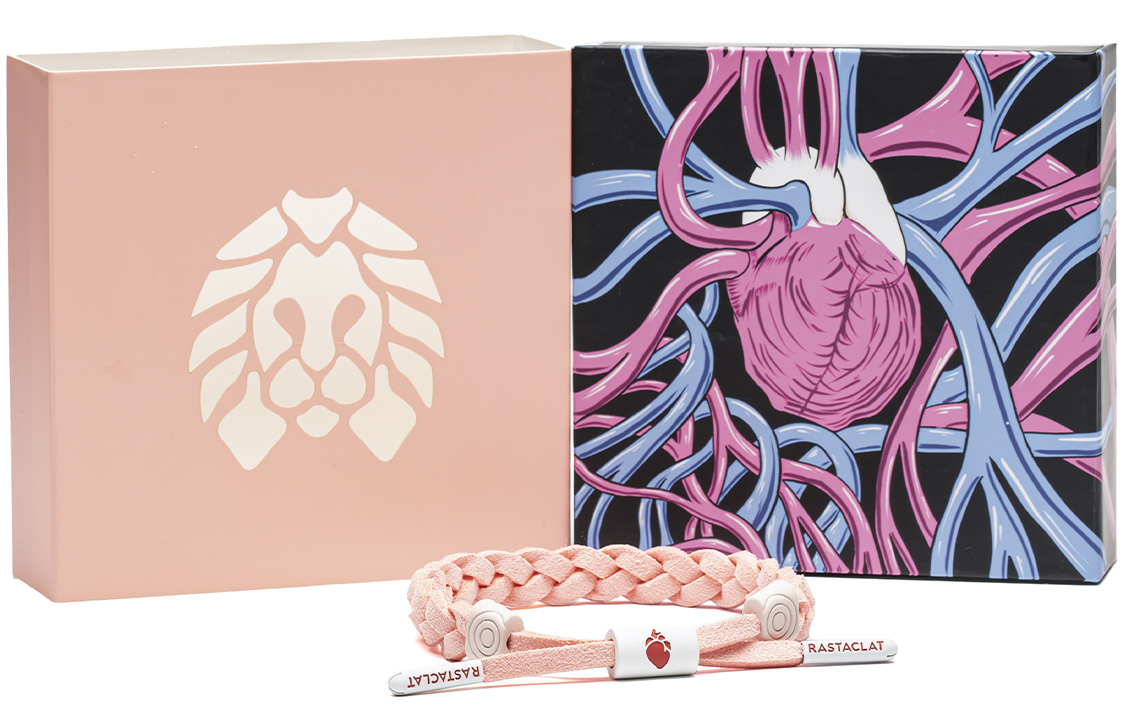 Rastaclat Heartful Suede Bracelet Pink - Unisex Couple Edition. 11440219