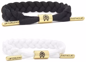 Rastaclat Lion Couples Series Black and White Bracelet Gift Set - Unisex Matching Pair RCDW316 Rastaclat Lion Couples Series Black and White Bracelet Gift Set - Unisex Matching Pair RCDW316