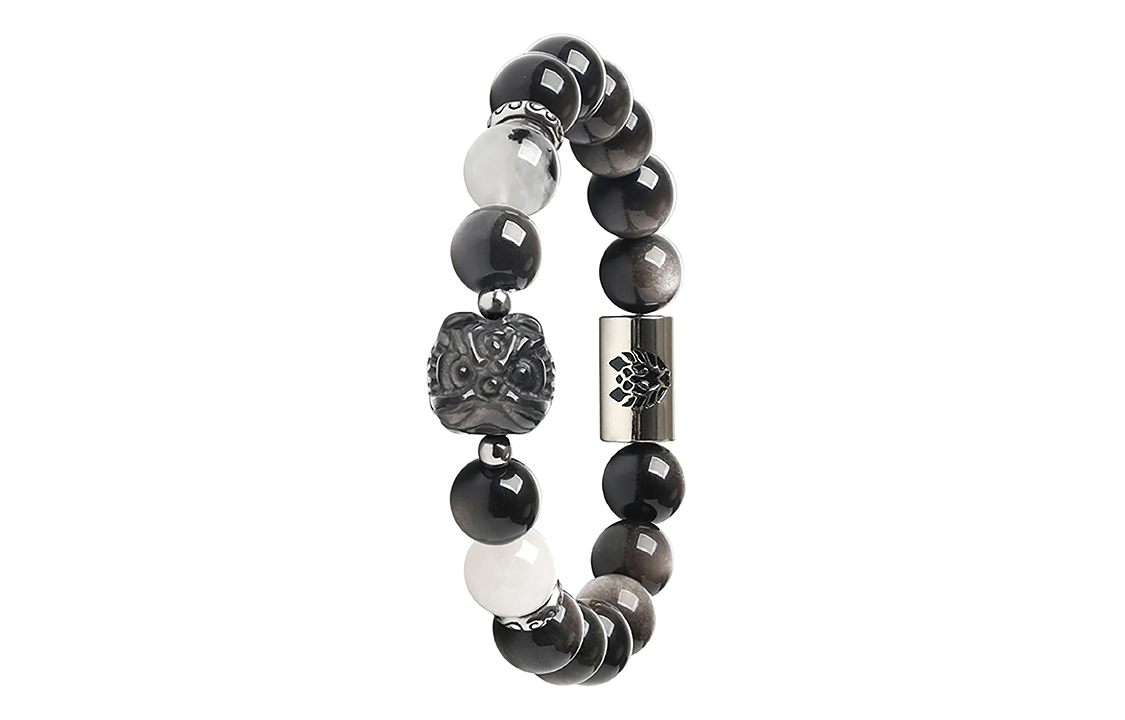 Rastaclat Prosperity Pi Xiu Black Lion Dance Feng Shui Bracelet Unisex Couples Design RC1TBB00568
