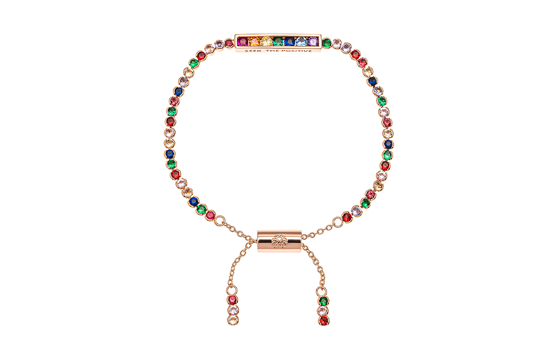 Rastaclat Rainbow Zircon Lion Bracelet Unisex Adjustable Gift Box Couples Style RC860039