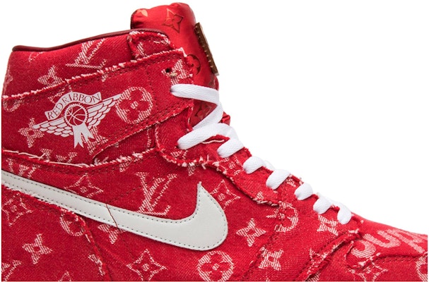 Red Ribbon Recon x Air Jordan 1 Retro High 'Supreme & Louis Vuitton' Kustom 555088-103-SLV Order Red Ribbon Recon x Air Jordan 1 Retro High 'Supreme & Louis Vuitton' Kustom 555088-103-SLV