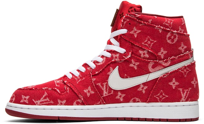 Red Ribbon Recon x Air Jordan 1 Retro High 'Supreme & Louis Vuitton' Custom 555088-103-SLV Lookbook Red Ribbon Recon x Air Jordan 1 Retro High 'Supreme & Louis Vuitton' Custom 555088-103-SLV