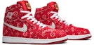 Cheap Red Ribbon Recon x Air Jordan 1 Retro High 'Supreme & Louis Vuitton' Custom 555088-103-SLV
