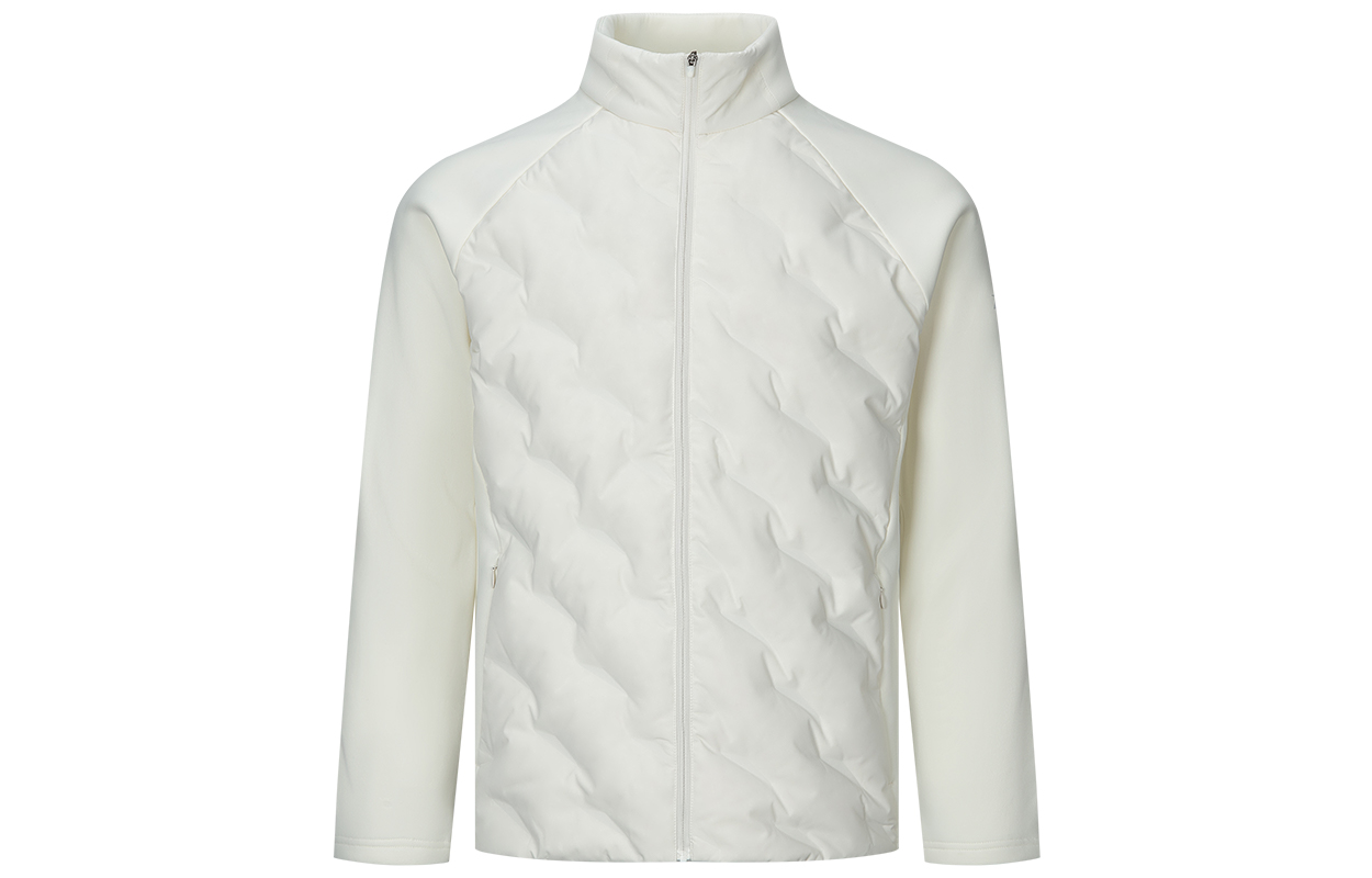 Order Chaqueta Acolchada Reebok Minimalista con Mangas Raglán - Blanco Hueso. 24FRC231MGW2