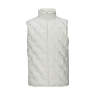Reebok Solid Color Puffer Vest Warm Down - Off-White. 24FRC233MGW2