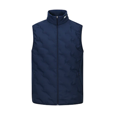 Reebok Solid Color Warm Down Vest Dark Navy Blue 24FRC233MGN2