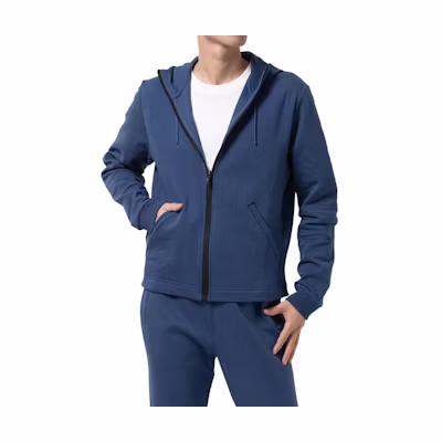 Reebok ACTIV COLL DreamBlend Blue Hoodie Jacket - Casual & Comfortable 100203521