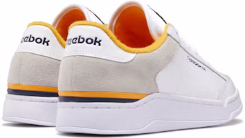 Shop Reebok Ad Court 低筒板鞋 男女同款 白灰黃