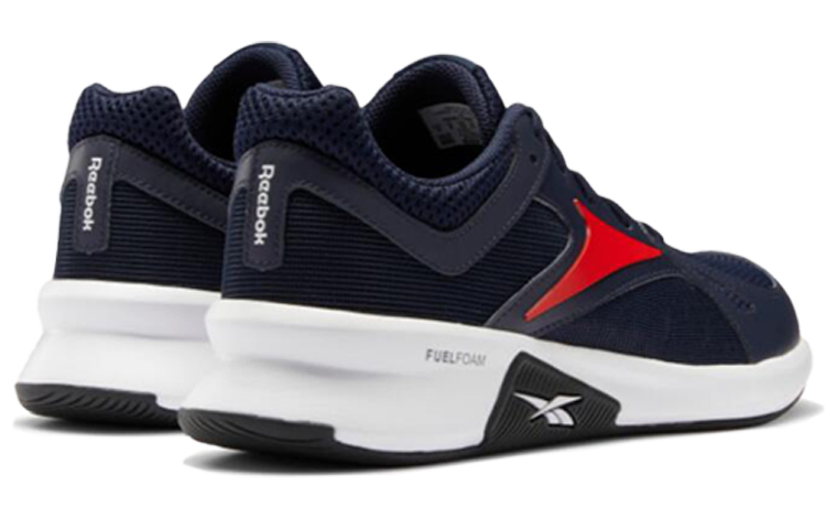 Shop Reebok 進階訓練鞋 '強力海軍藍 本能紅' FV4691