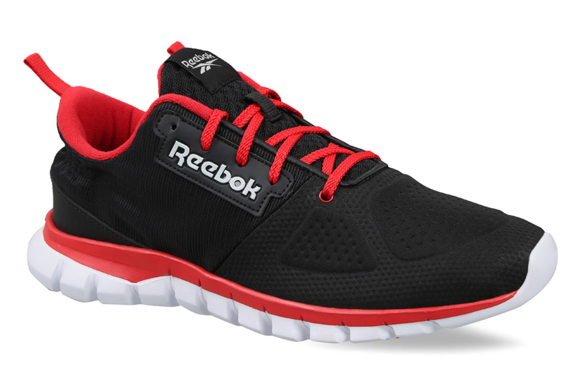 Lookbook Reebok Aim Runner LP Rot Schwarz Herren-Laufschuhe FV9933