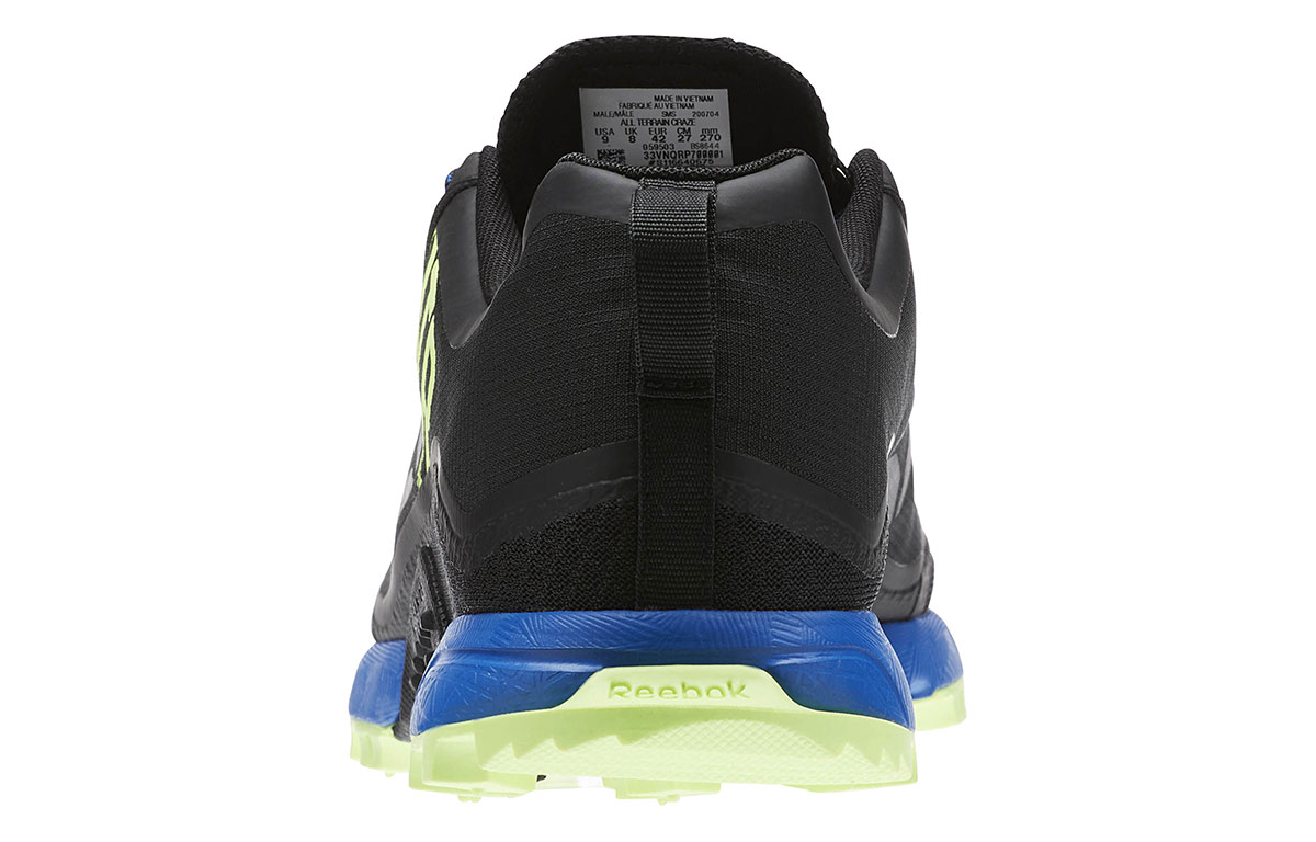 Shop Reebok 全地形狂熱 黑藍 跑步鞋