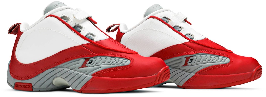 (Grade School) Reebok Answer 4 'White Red' V44576 Cheap (Grade School) Reebok Answer 4 'White Red' V44576