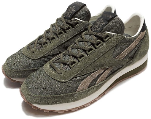 Reebok Aztec Heathered 'Olive Green' BD2767 Lookbook Reebok Aztec Heathered 'Olive Green' BD2767