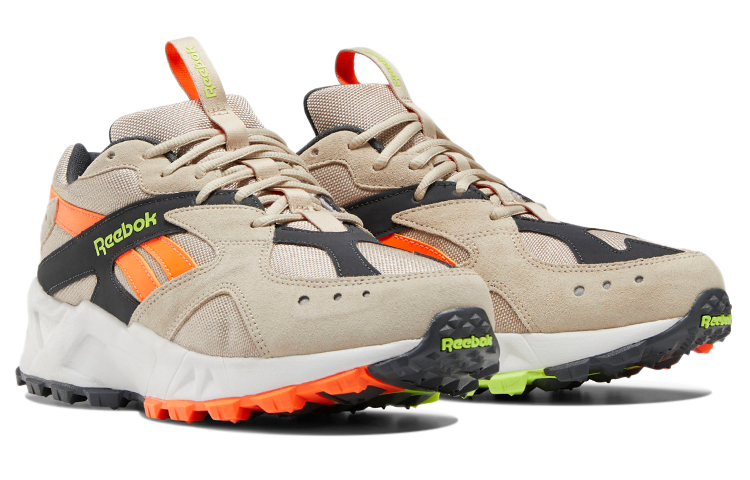 Lookbook 锐步 Aztrek 93 冒险 棕色/橙色 EG6008