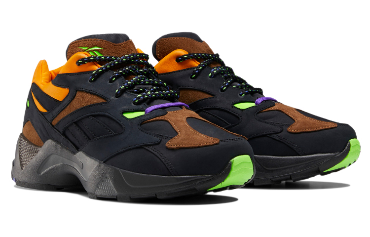 Lookbook Reebok Aztrek 96 ''Nero Grizzly Marrone'' FV2841