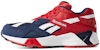Reebok Aztrek Selesa Boleh Bernafas Retro Kasual Merah Biru DV8816