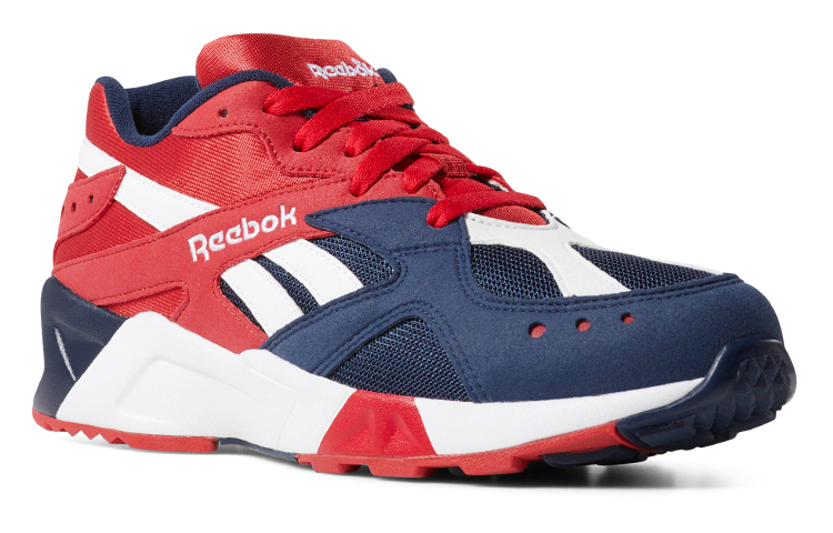 Lookbook Reebok Aztrek Rétro Confortable Respirant Rouge Bleu DV8816