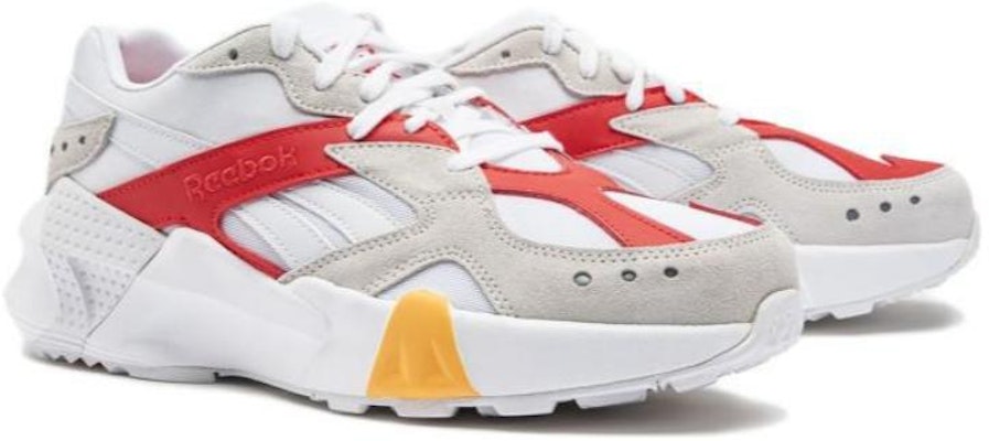 Reebok Aztrek Double 93 x Gigi Hadid 'White Red' EF2928 Lookbook Reebok Aztrek Double 93 x Gigi Hadid 'White Red' EF2928