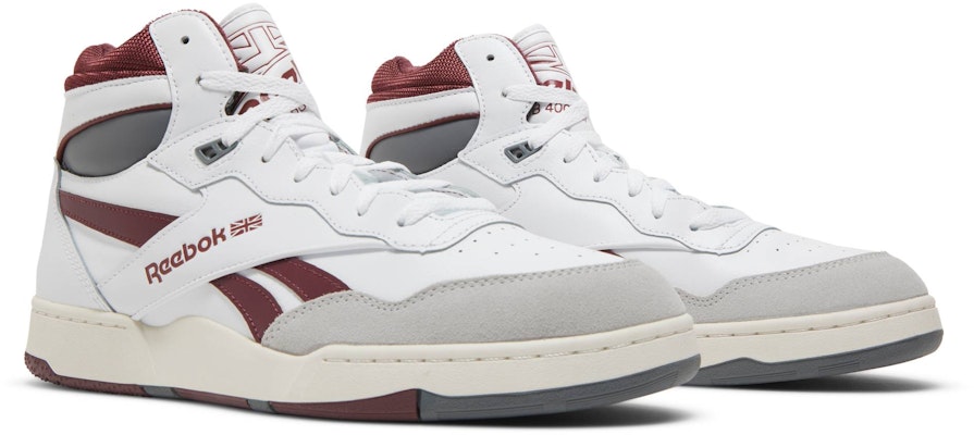 Reebok BB4000 2 Mid 'White Classic Maroon' 100033844 Cheap Reebok BB4000 2 Mid 'White Classic Maroon' 100033844