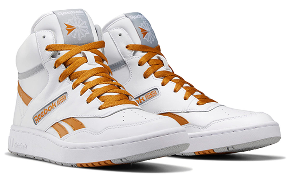 Lookbook Reebok BB 4600 Scarpe Skateboard Bianche ''White Yellow''. FW7792