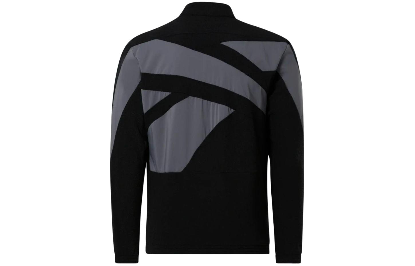Reebok BB Basketball CT Track Jacket Logo Patch Men’s Black Zip-Up Jacket IA2424