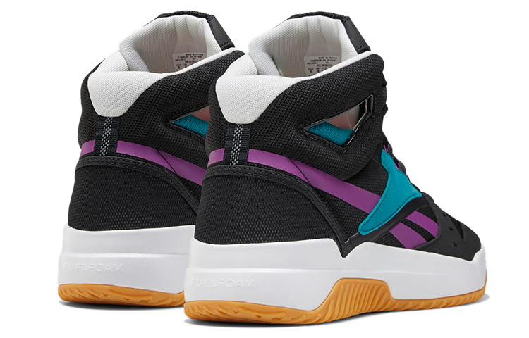 Shop Reebok BB OS Mid 耐磨防滑 中筒 復古籃球鞋 男款 黑藍