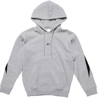 Reebok Big Vecto CL Logo Hoodie Pullover Long Sleeve - Gray RE1759EM21994 Reebok Big Vecto CL Logo Hoodie Pullover Long Sleeve - Gray RE1759EM21994